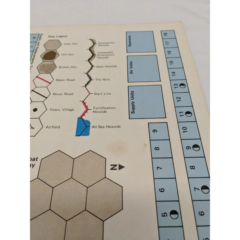 GDW 8th Army Operation Crusader The Winter Battles For Tobruk 1941 Board Game